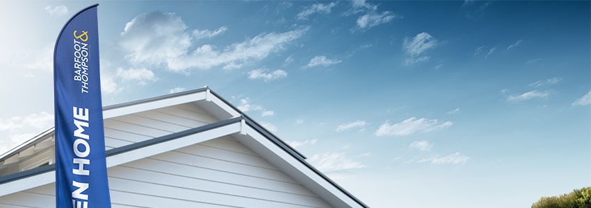 New Barfoot & Thompson open home flag